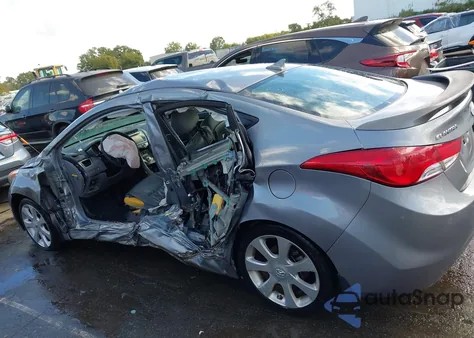 2013 Hyundai Elantra Limited из США, поврежденный, VIN KMHDH4AE9DU919257